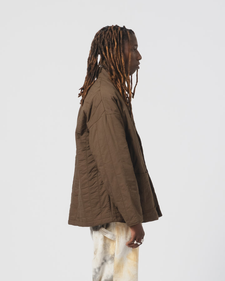 Edo Jacket Quilted Cotton Java Brown