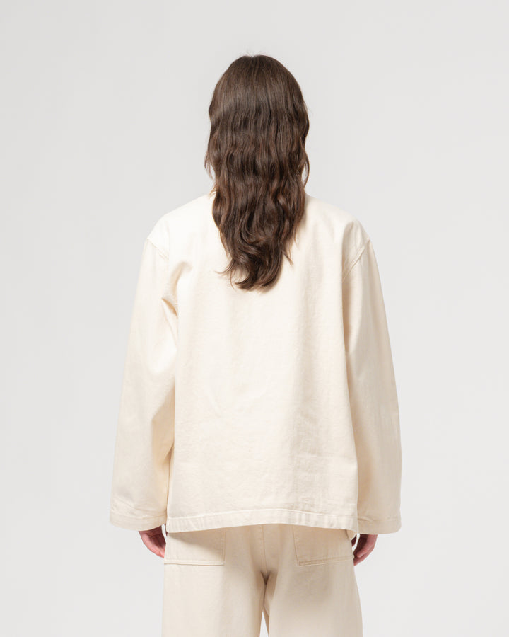 Temple Jacket Ecru Denim Ecru