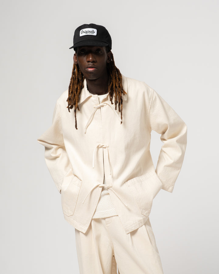 Temple Jacket Ecru Denim Ecru