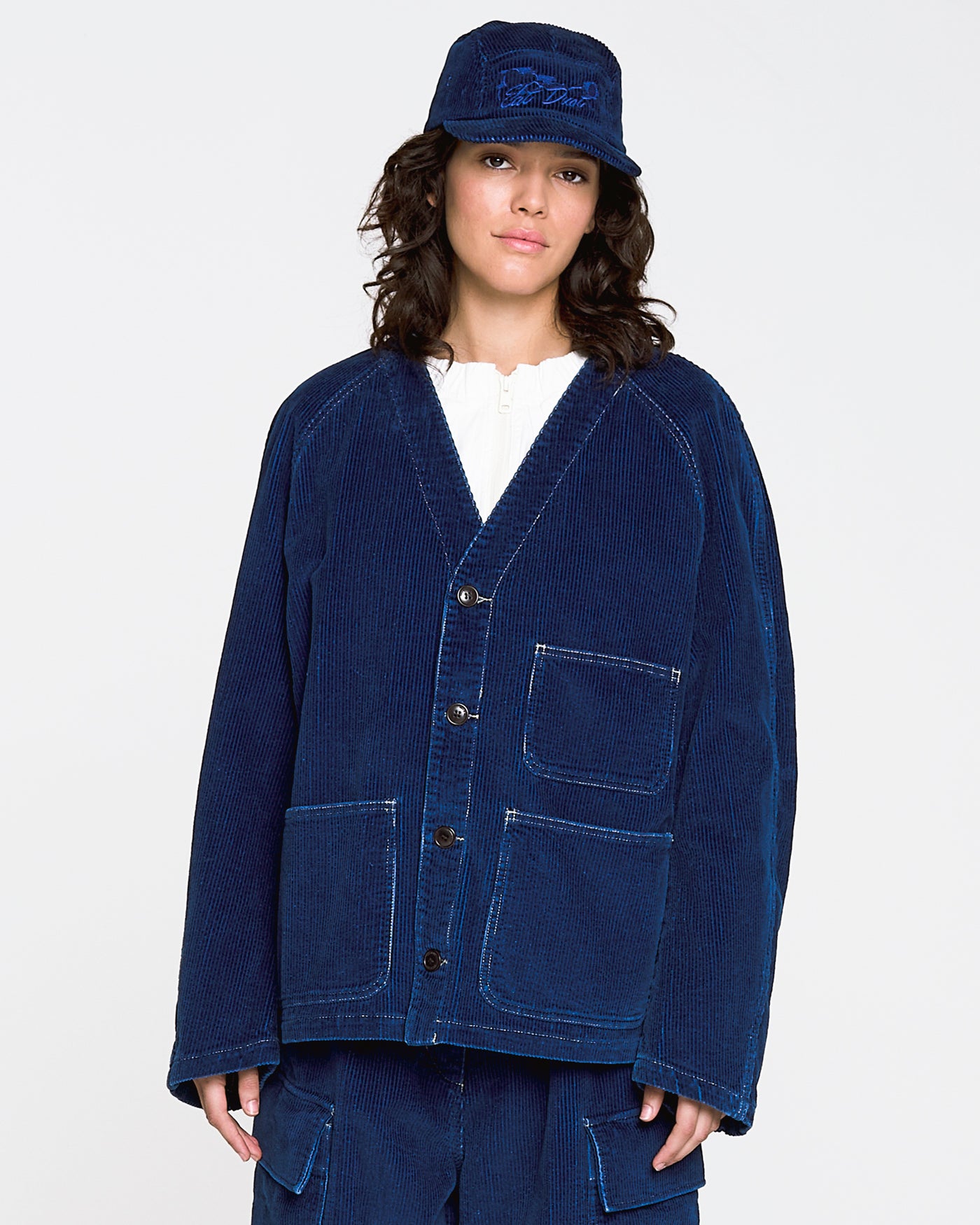 Loco Jacket Indigo Cords Indigo