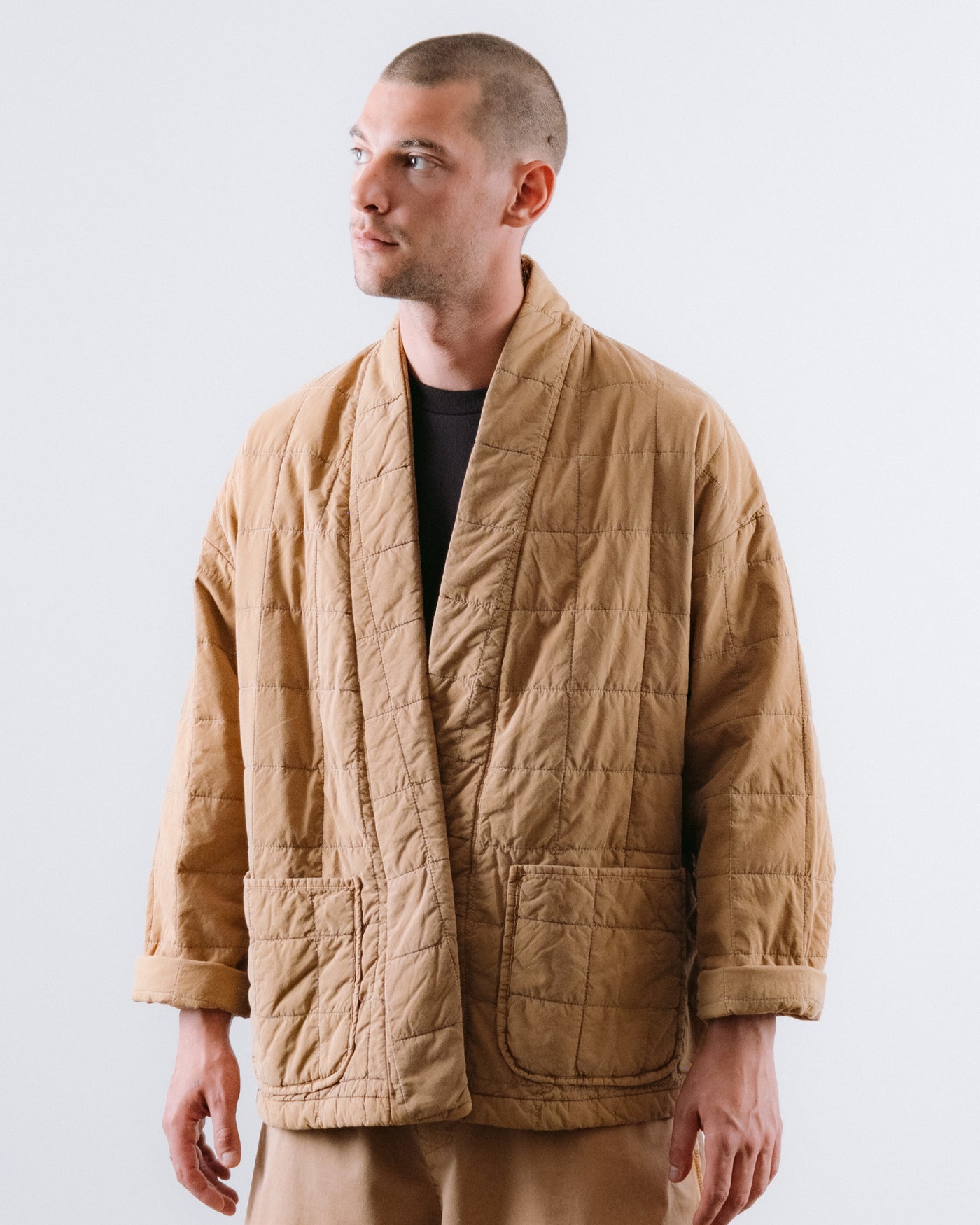 Edo Jacket Cotton Quilt Almond