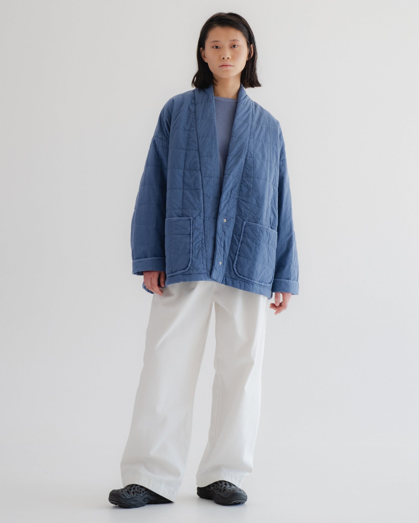 Edo Jacket Cotton Quilt Infinity Blue