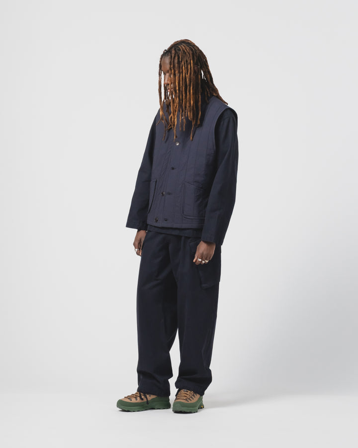 Barrage Vest Quilted Cotton Inkt