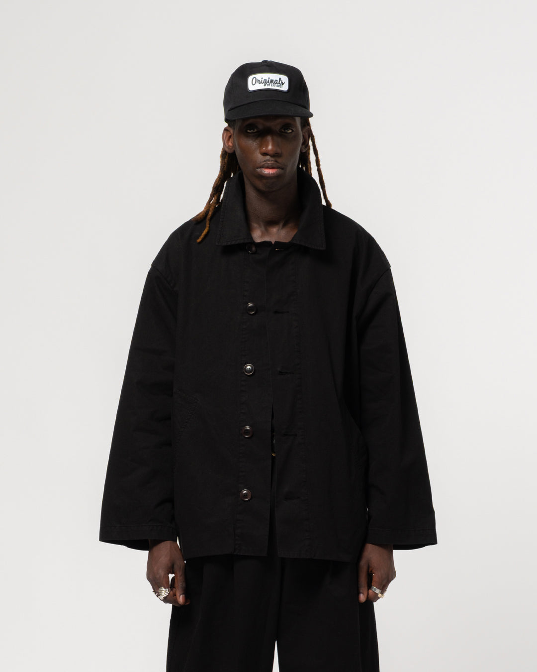 Sunrise Jacket Crispy Cotton Black