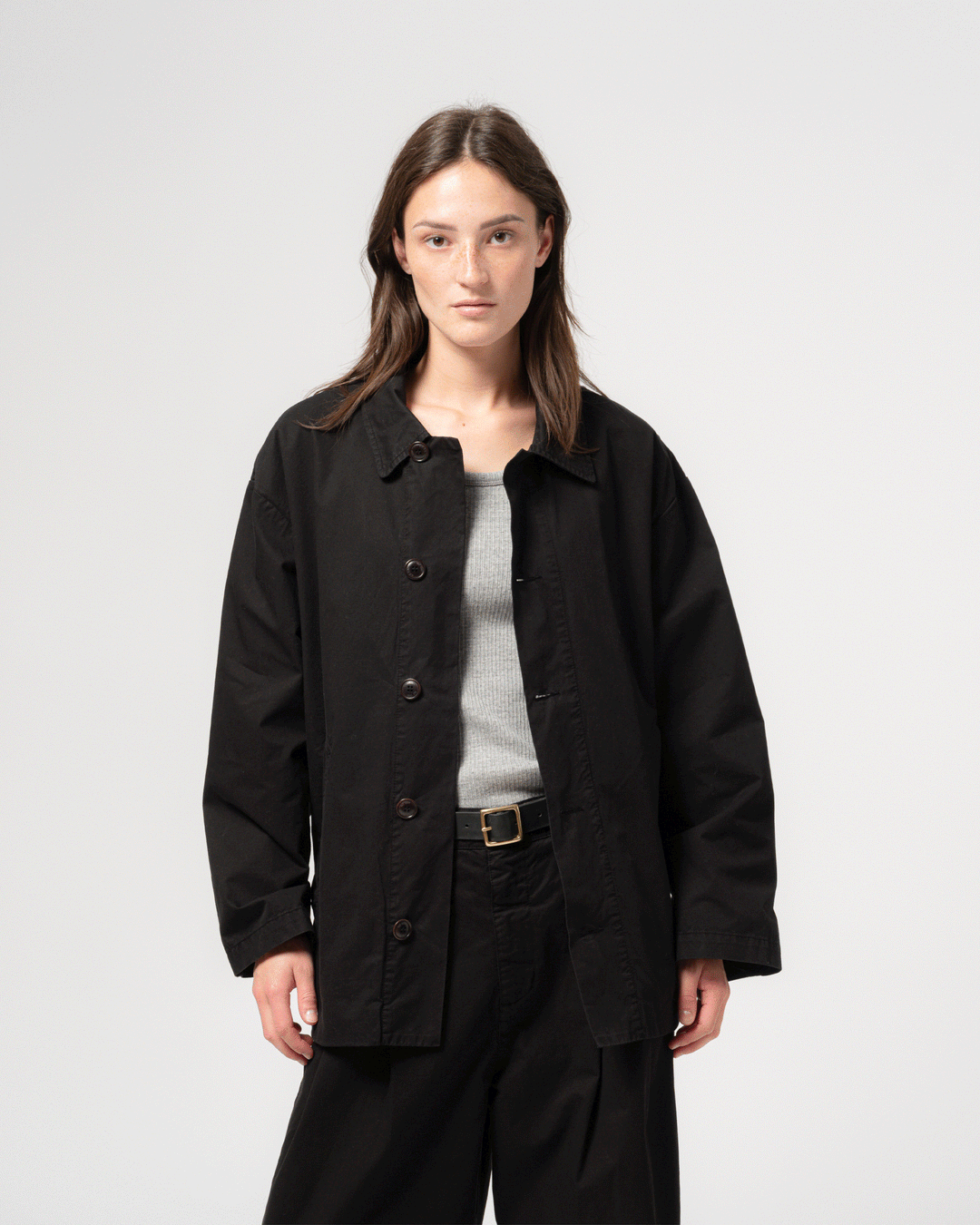 Sunrise Jacket Crispy Cotton Black