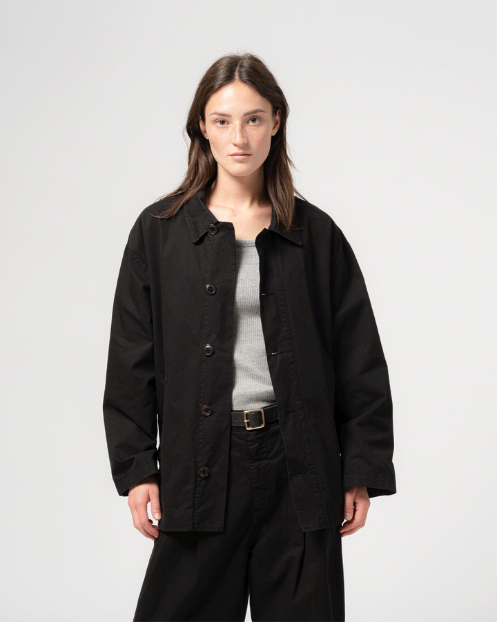 Sunrise Jacket Crispy Cotton Black