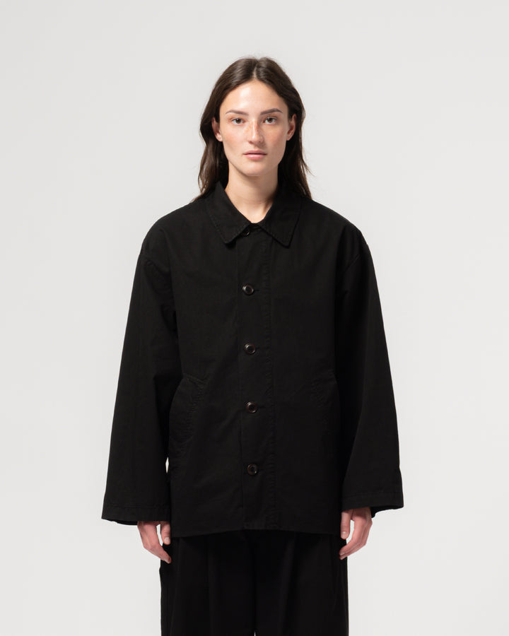 Sunrise Jacket Crispy Cotton Black