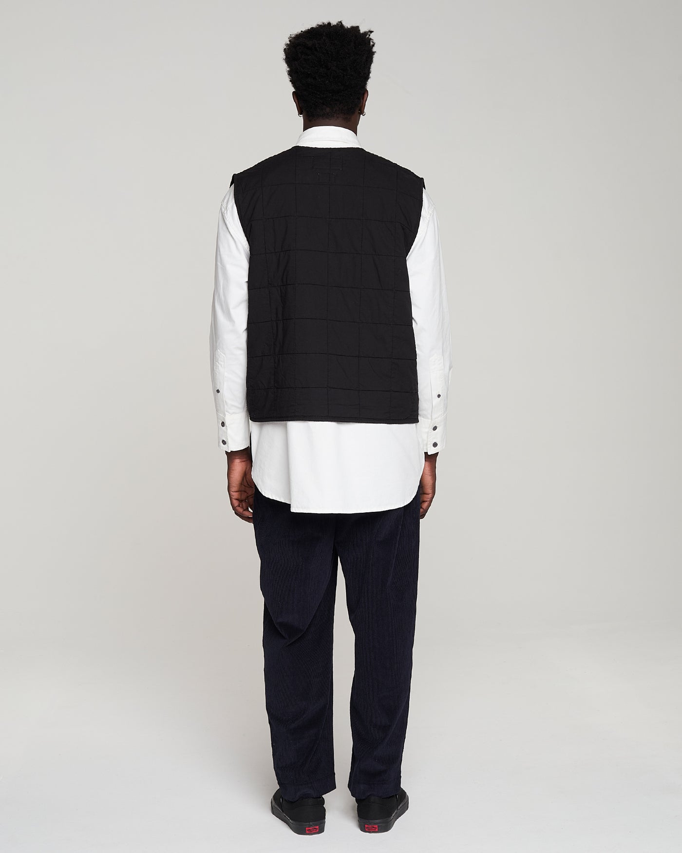 Battle Vest Cotton Quilt Black