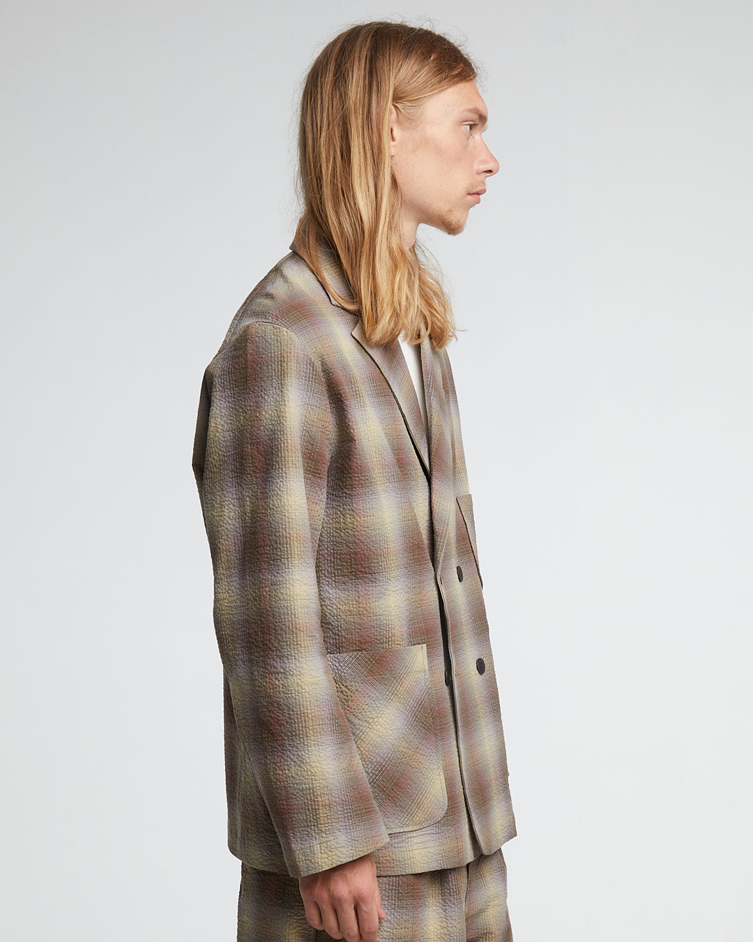 Blazer Merida Check Khaki