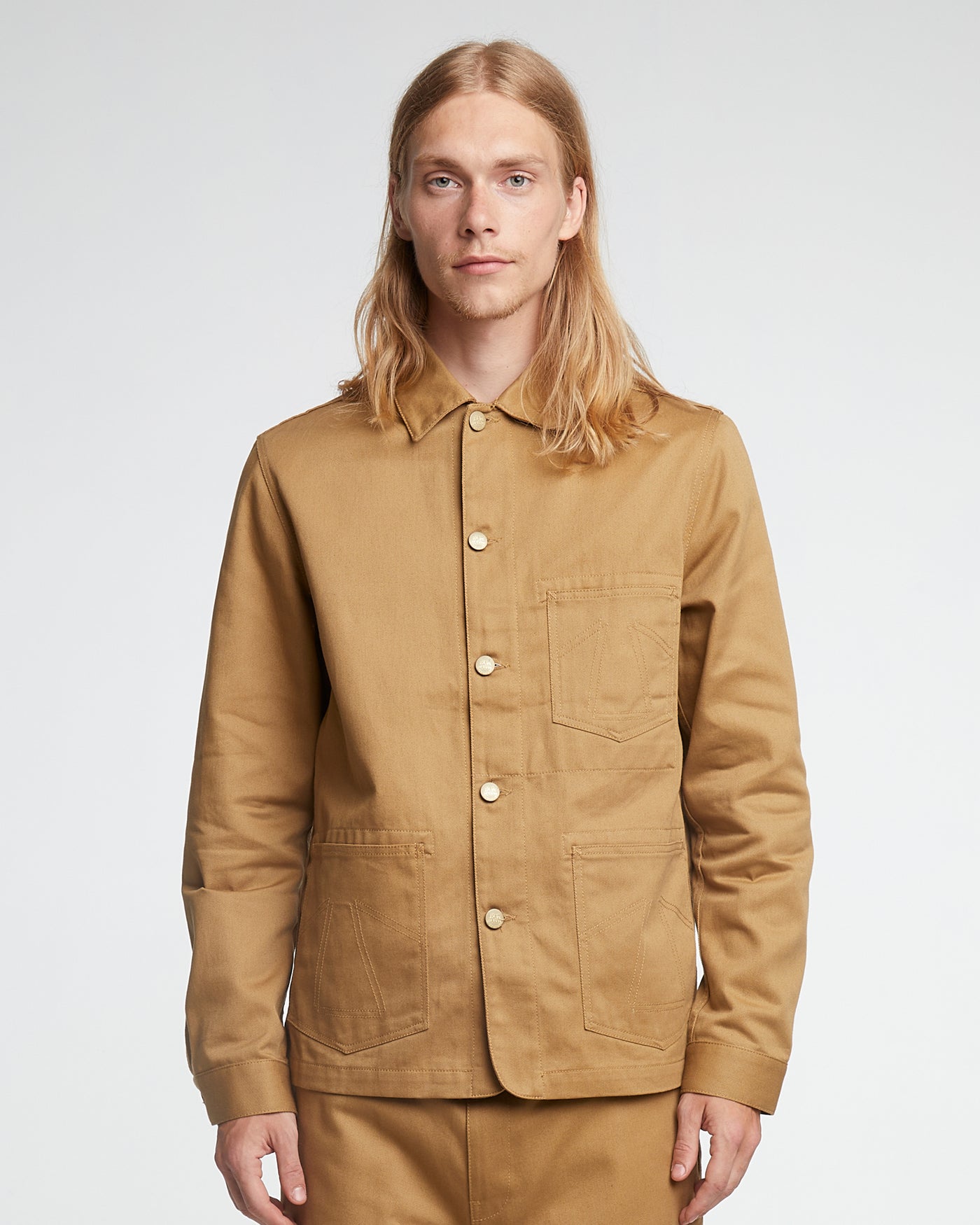 Chore Jacket Garage Cotton Sand