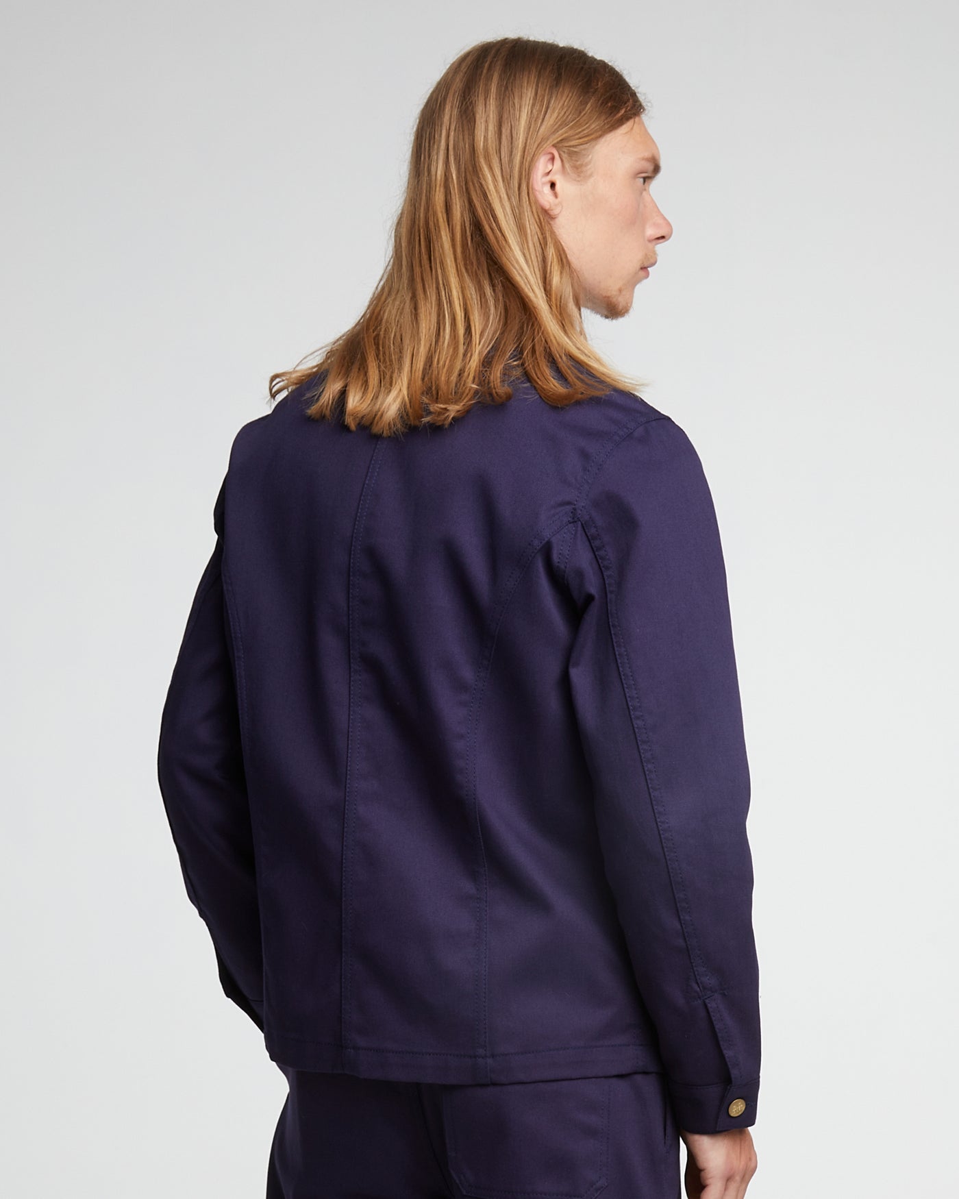 Chore Jacket Garage Cotton Navy