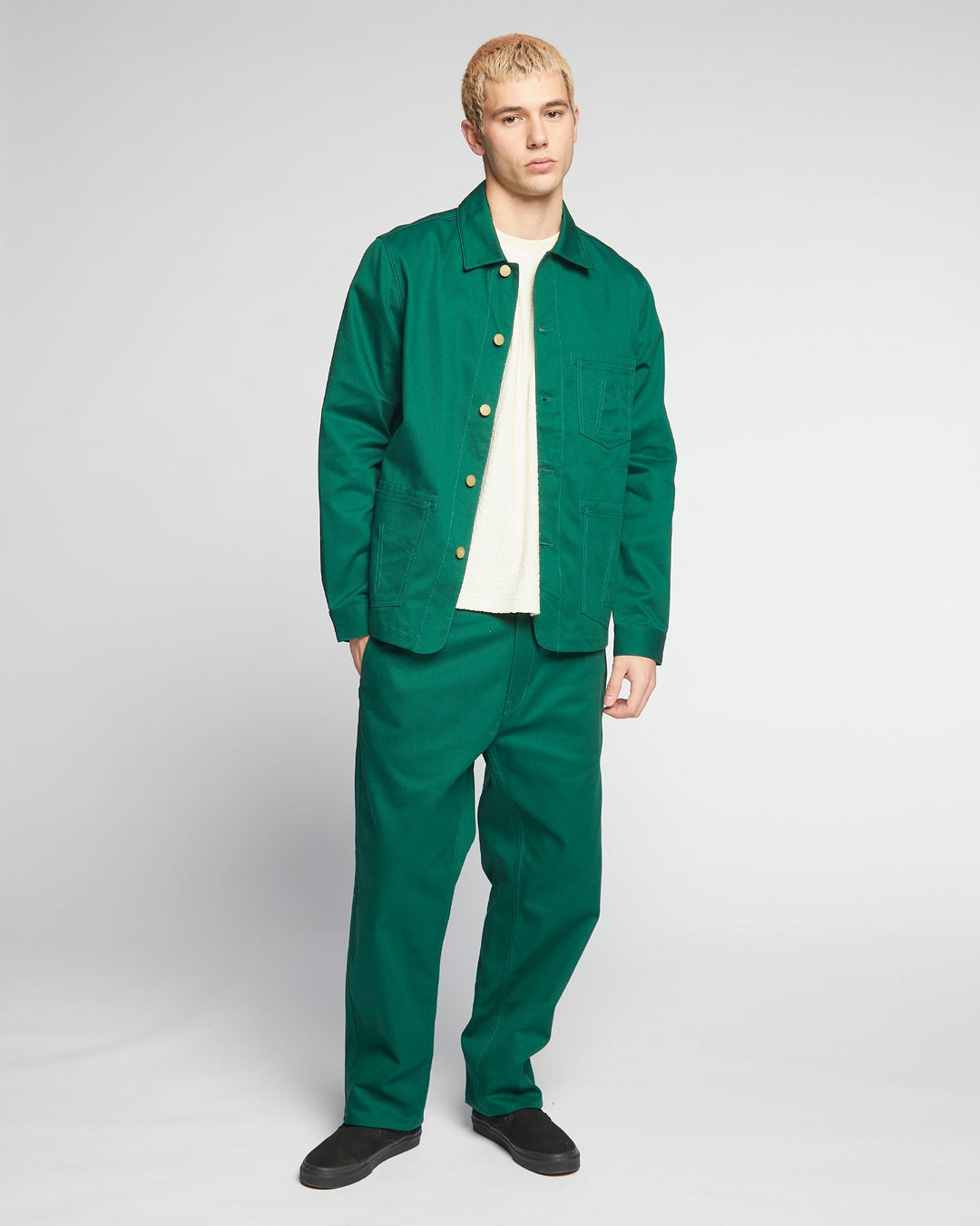 Chore Jacket Utility Twill Bottle Green