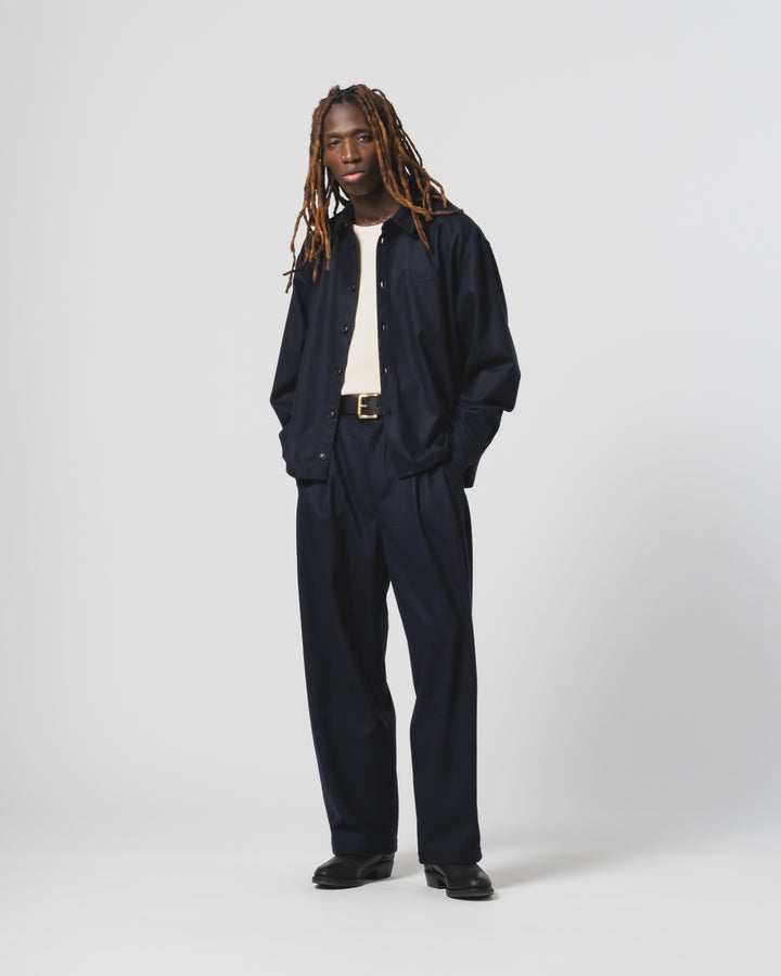 Ambassador Pant Cashart Wool Inkt