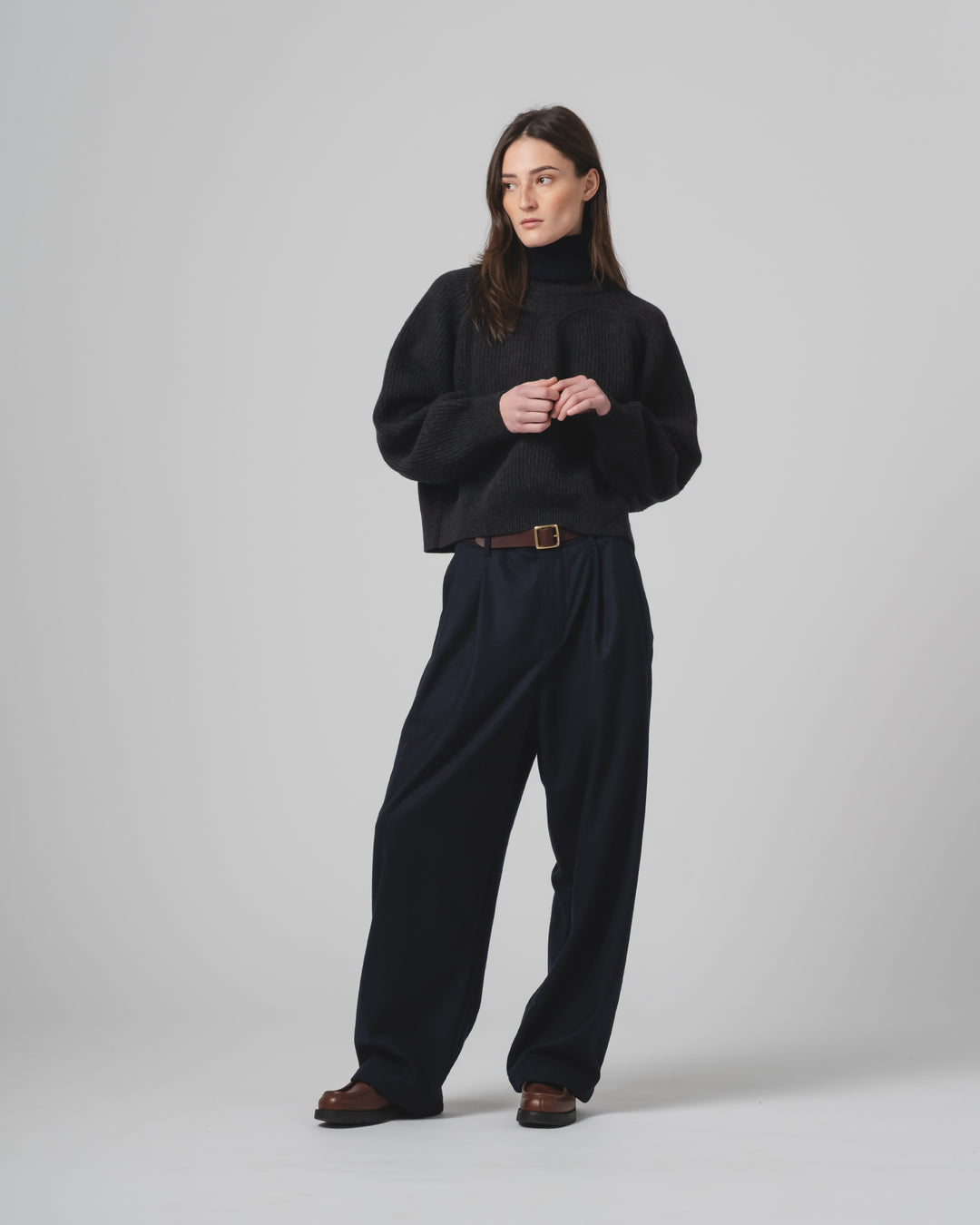 Ambassador Pant Cashart Wool Inkt