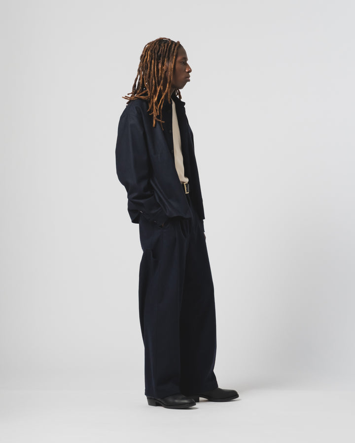 Ambassador Pant Cashart Wool Inkt