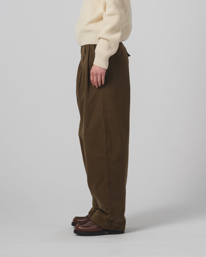 Ambassador Pants Gabardine Satin Java Brown