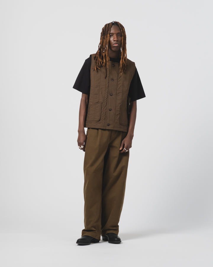 Ambassador Pants Gabardine Satin Java Brown