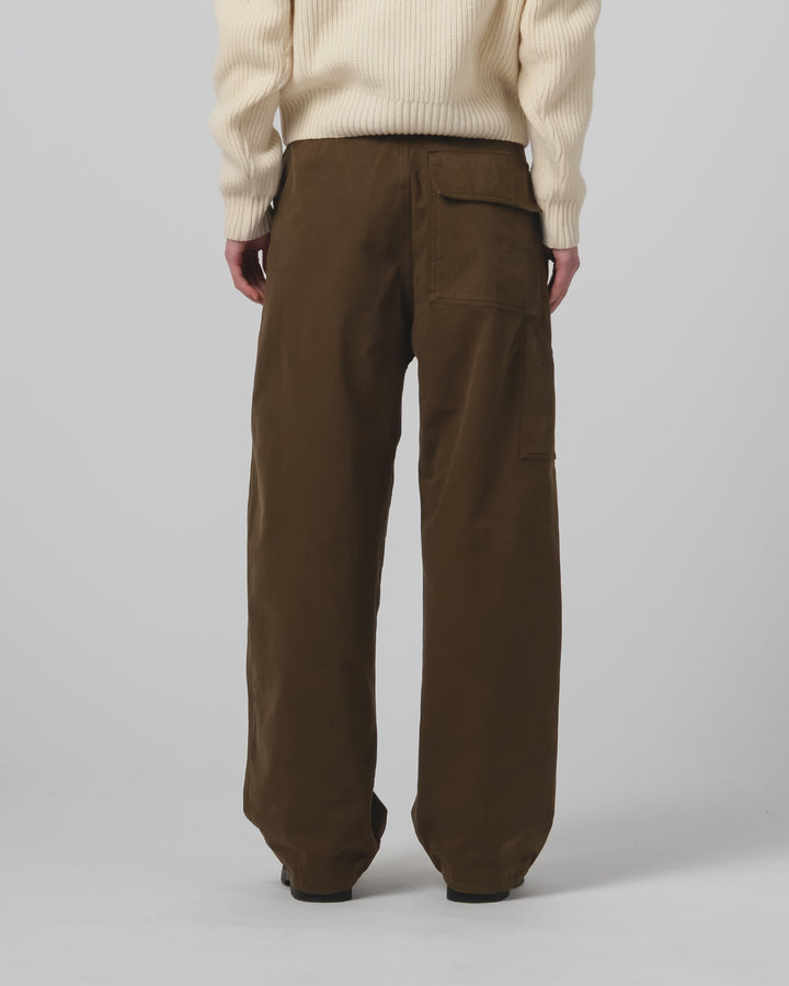 Ambassador Pants Gabardine Satin Java Brown