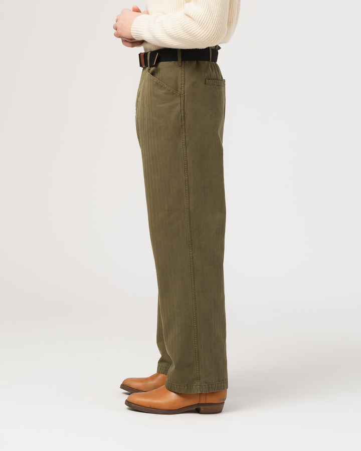 Bozeman Chino Desire Herringbone Twill Avocado