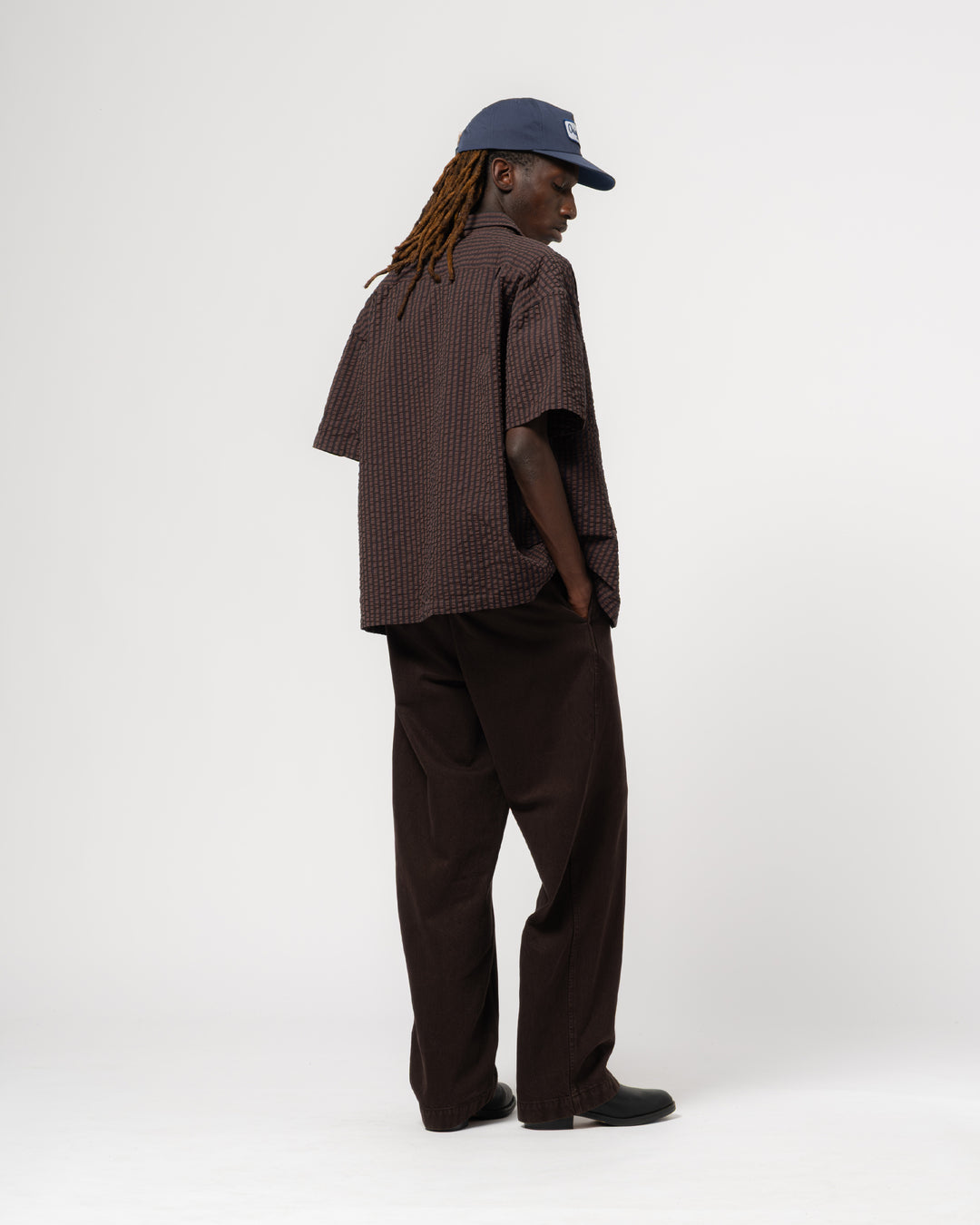 Frisco Chino Color Denim Coffee Brown