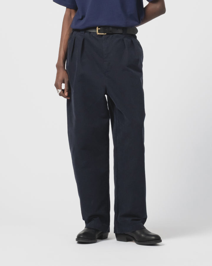 Officer Chino Nebraska Cotton Inkt Blue