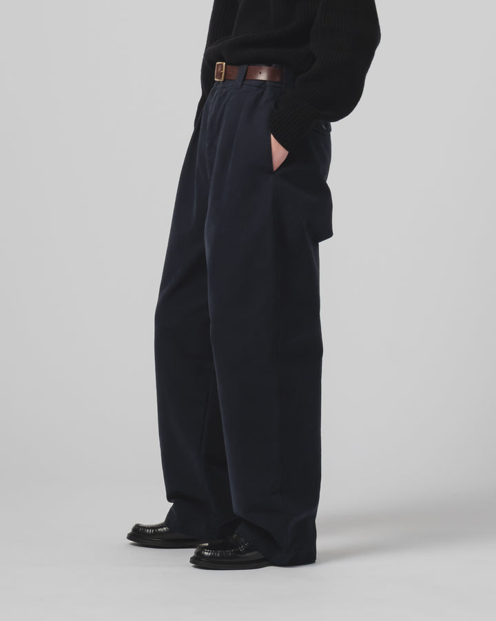 Officer Chino Nebraska Cotton Inkt Blue