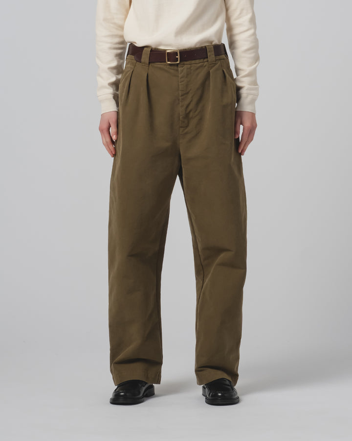 Officer Chino Nebraska Cotton Fossil Green