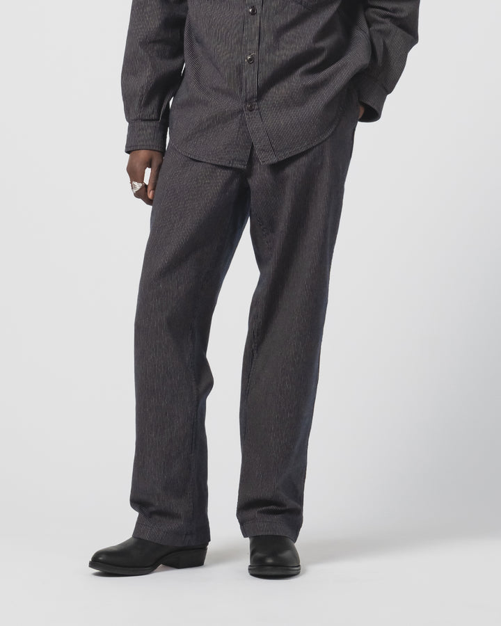 Frisco Chino Boro Stripes Navy/Ecru