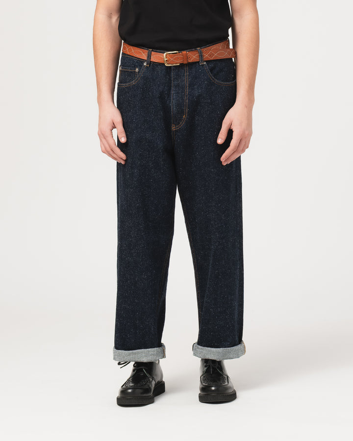 Fit 69 Flh Pants Neppy Denim Indigo