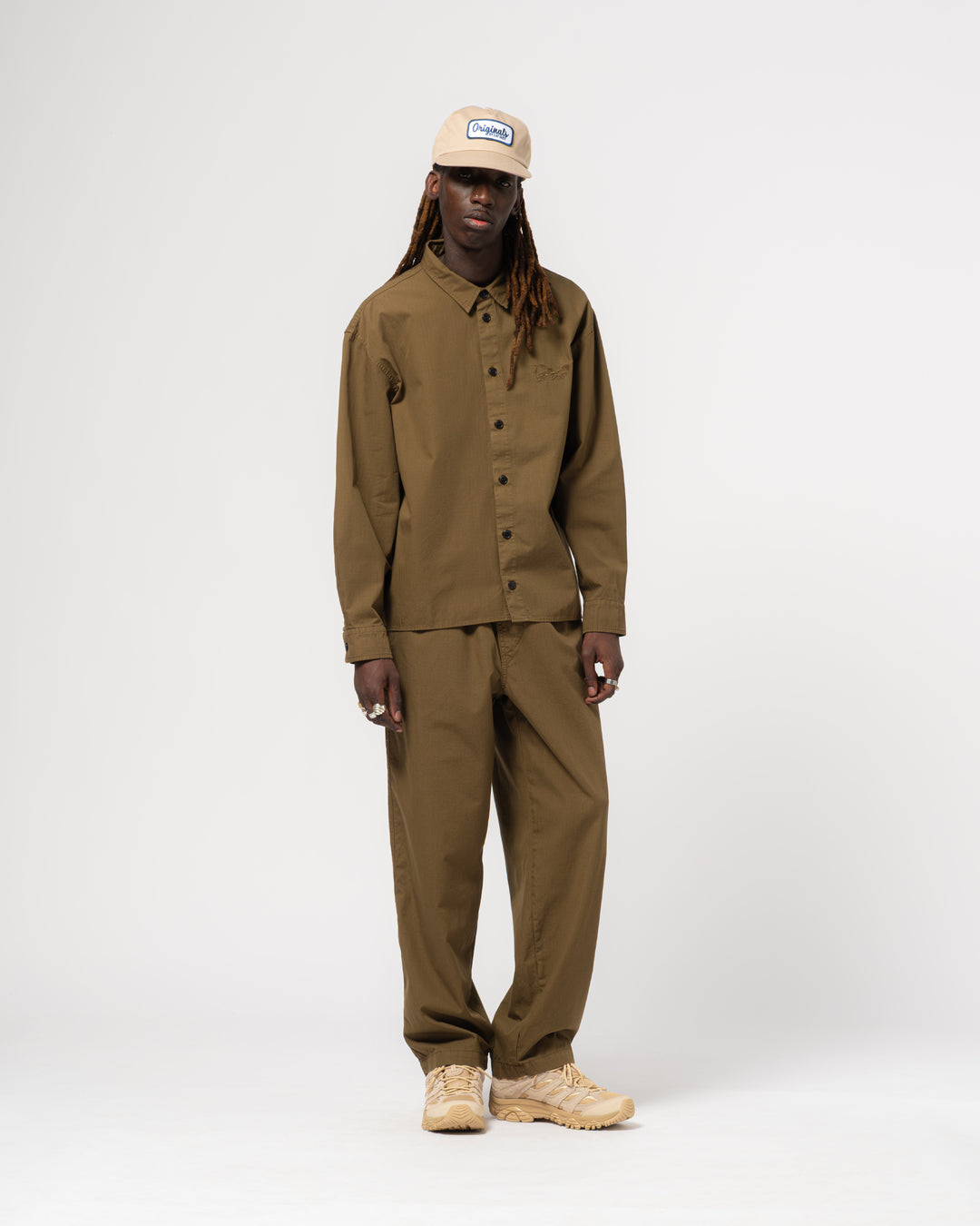 Gonz Pants Ripstop Cotton Canteen Green