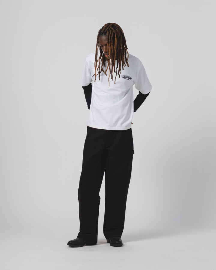 Oakland Chino + Badge Nebraska Cotton Black