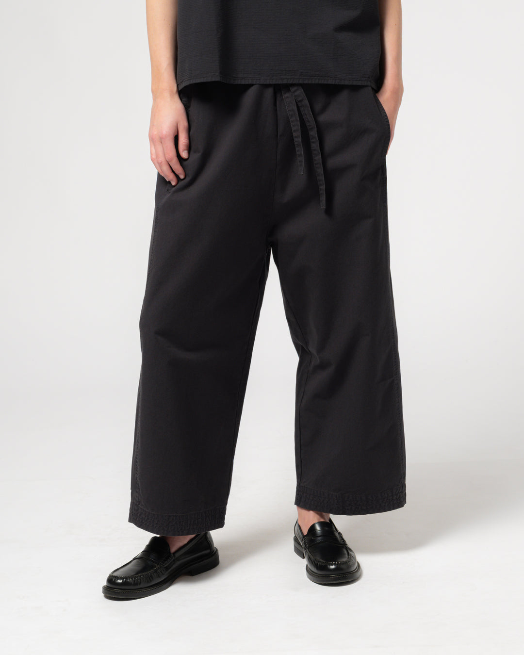 Zen Pants Crispy Cotton Midnight Blue