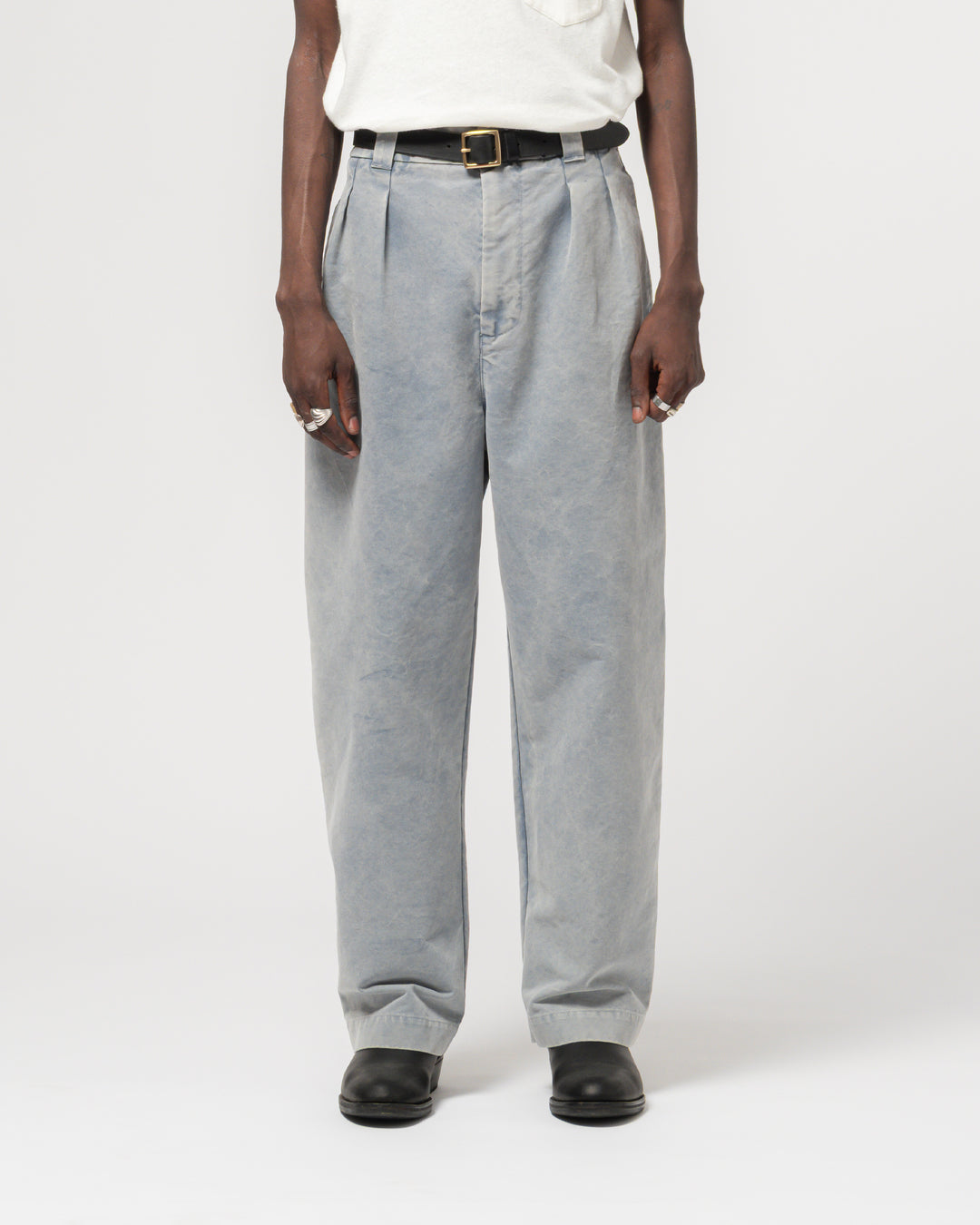 Officer Chino Nebraska Cotton Coastal Blue