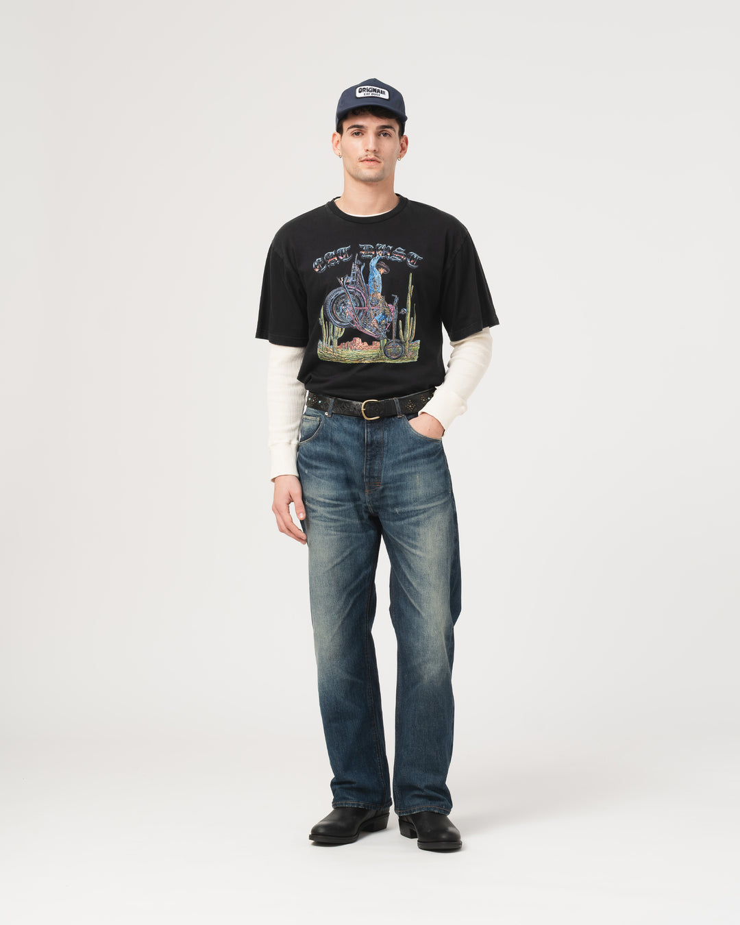 Fit 53 Fl Heavy Selvedge Denim Indigo Worn Out