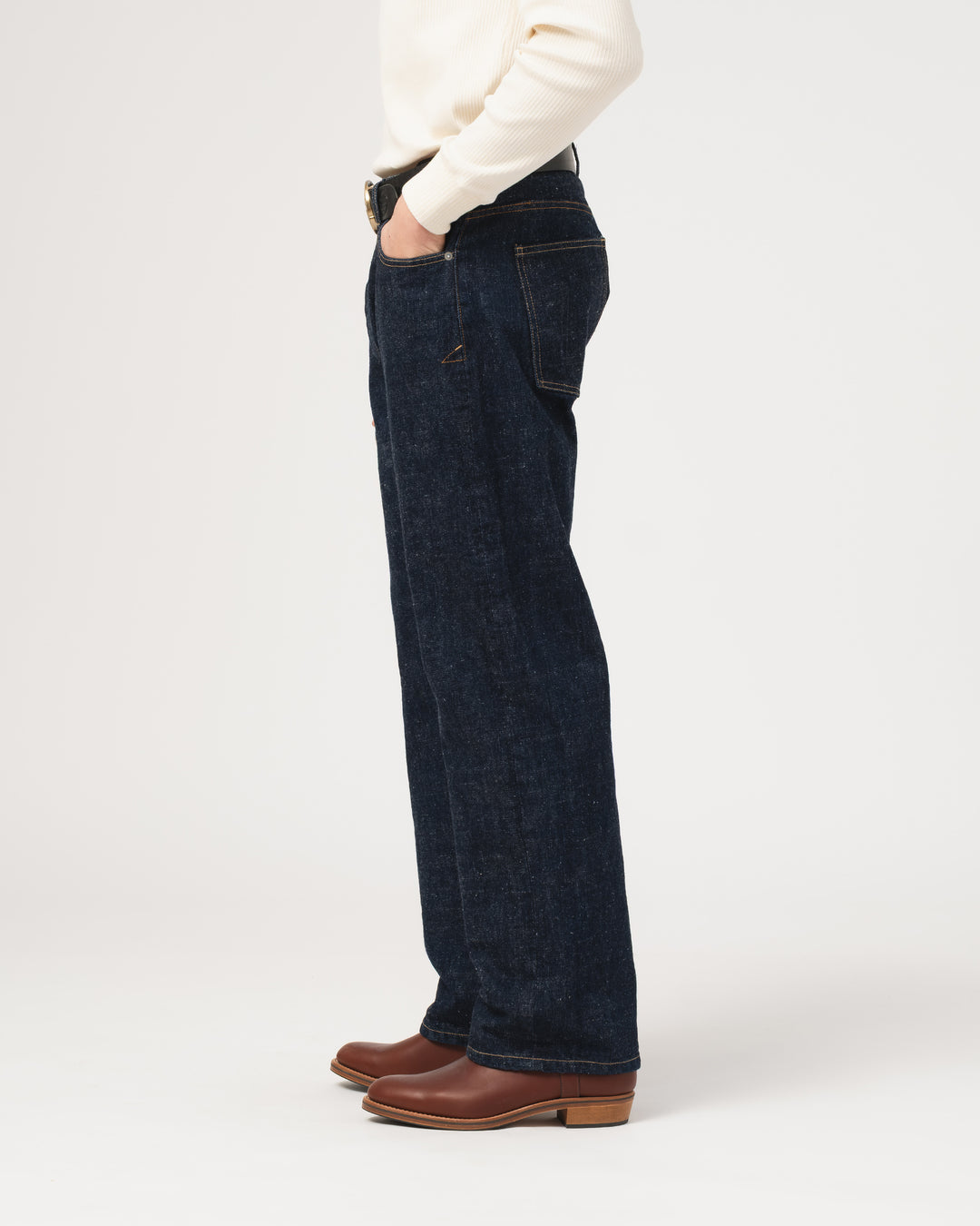 Fit 53 Selvedge Denim 17Oz Indigo / Rinse Wash