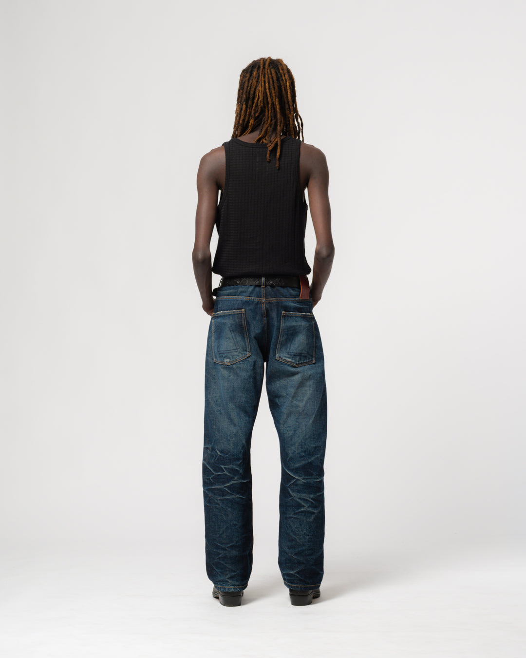 Fit 36 El Heavy Selvedge Denim Indigo Worn Out