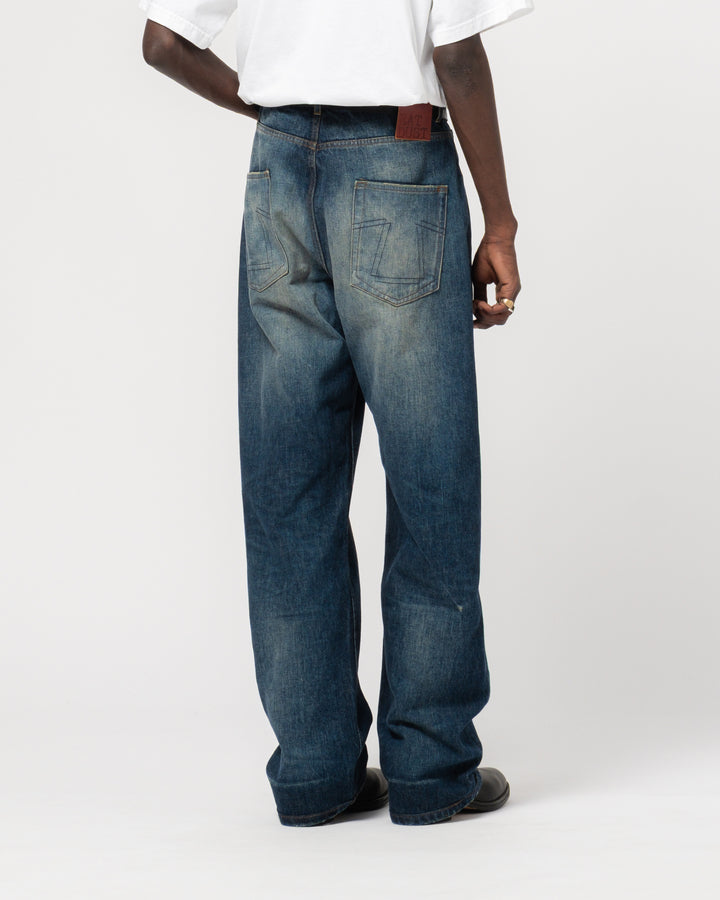 Fit 53 Fl Heavy Selvedge Denim Indigo Worn Out