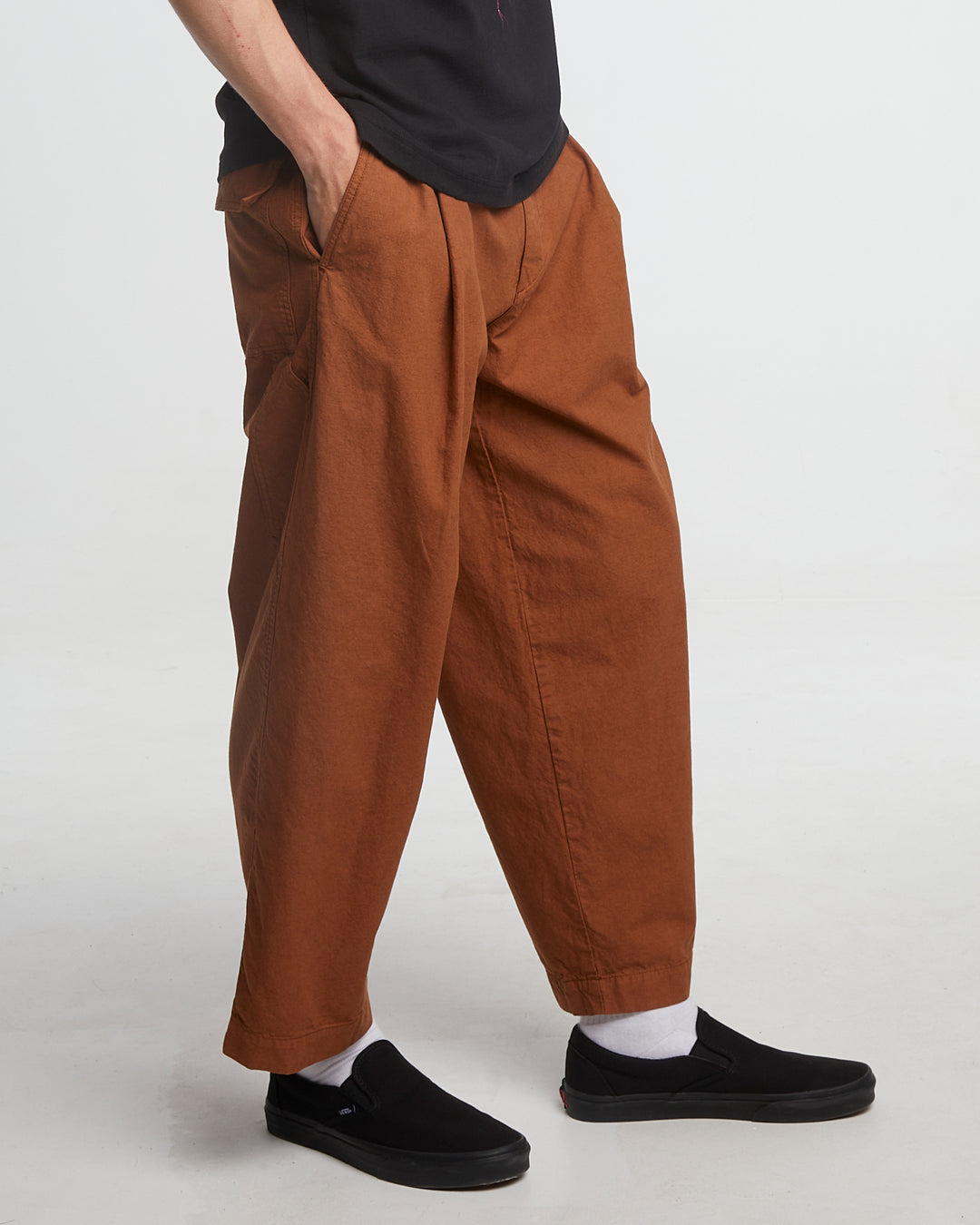 British Worker Pants Cotton Linen Chipmunck