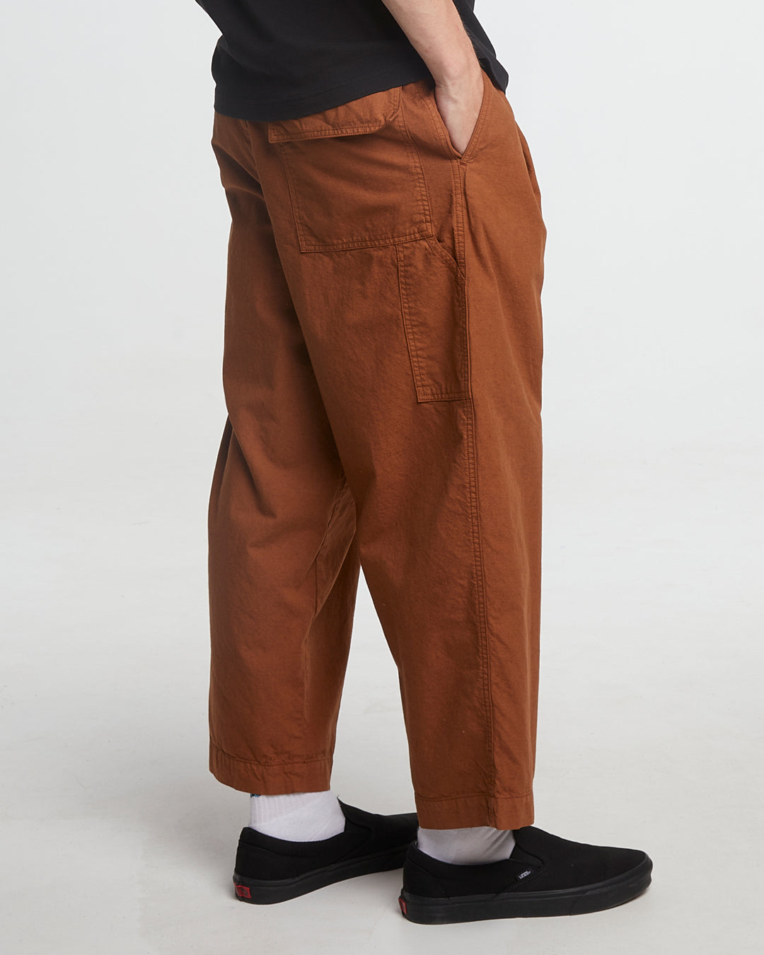British Worker Pants Cotton Linen Chipmunck