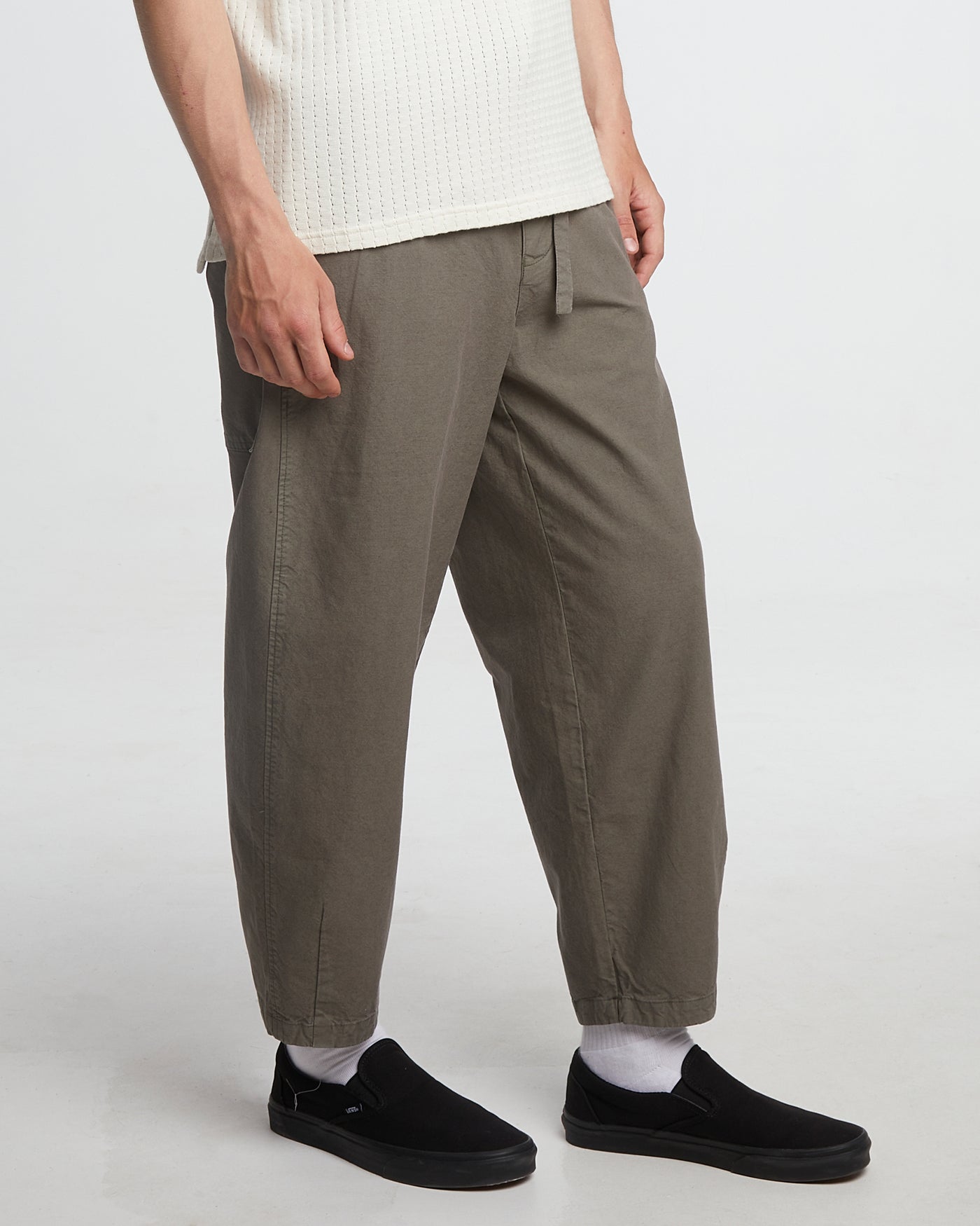Pasha Pants Cotton Linen Cobblestone