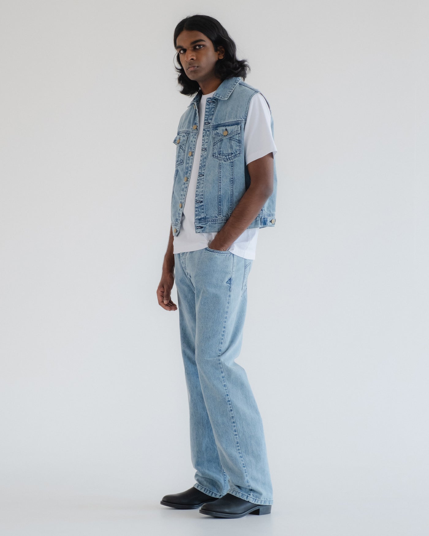D66 Fit Salt Lake Denim Blue
