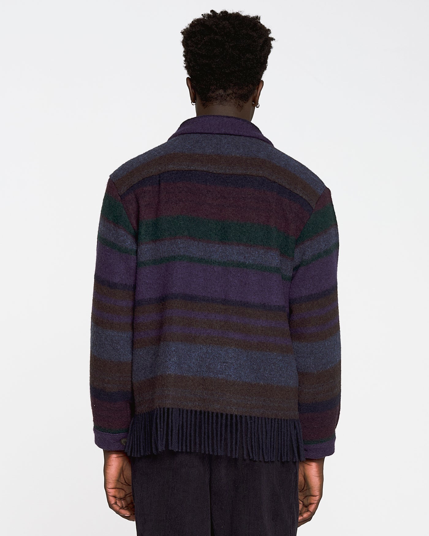 Marina Shirt Blanket Wool Dark Brown/Multi