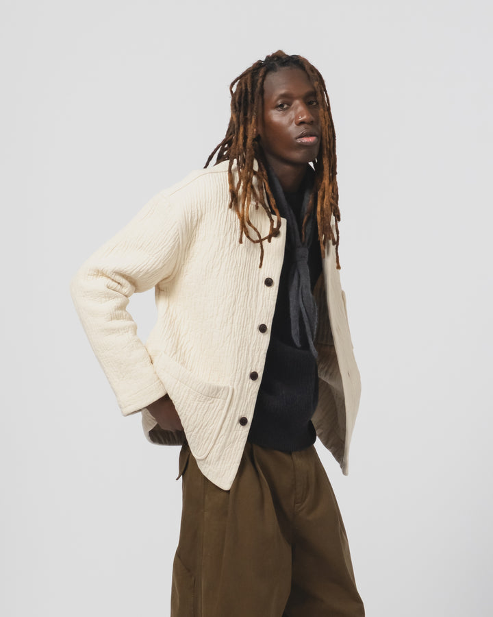 Cana Shirt Fjord Jacquard Wheat