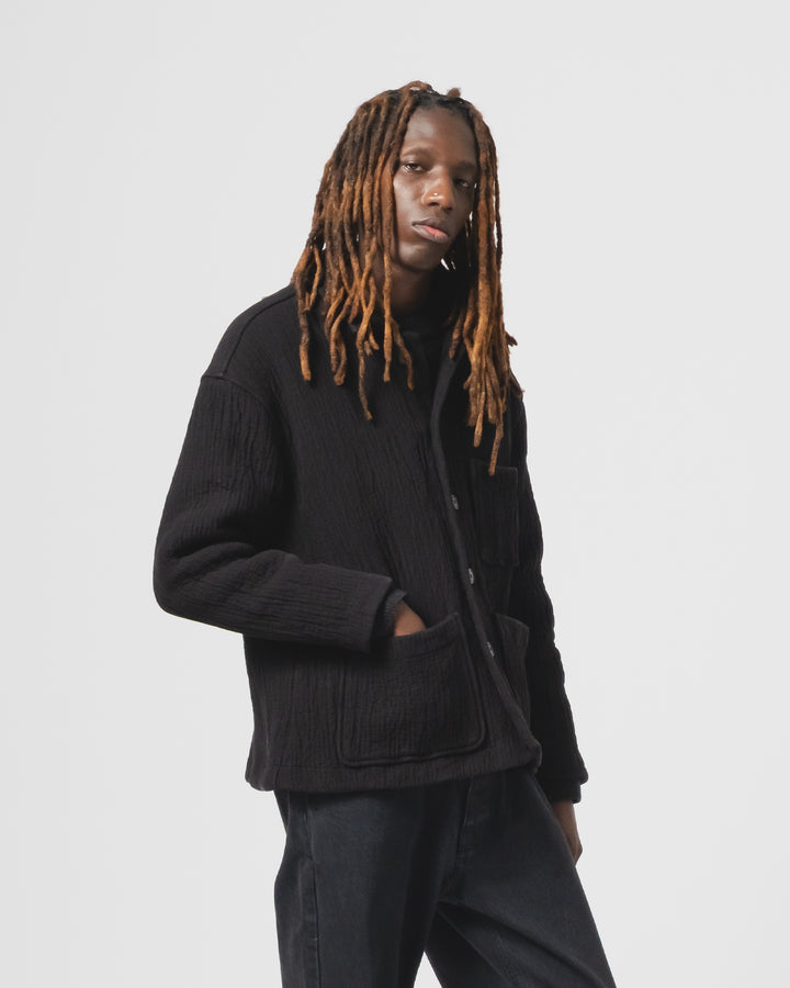 Cana Shirt Fjord Jacquard Black