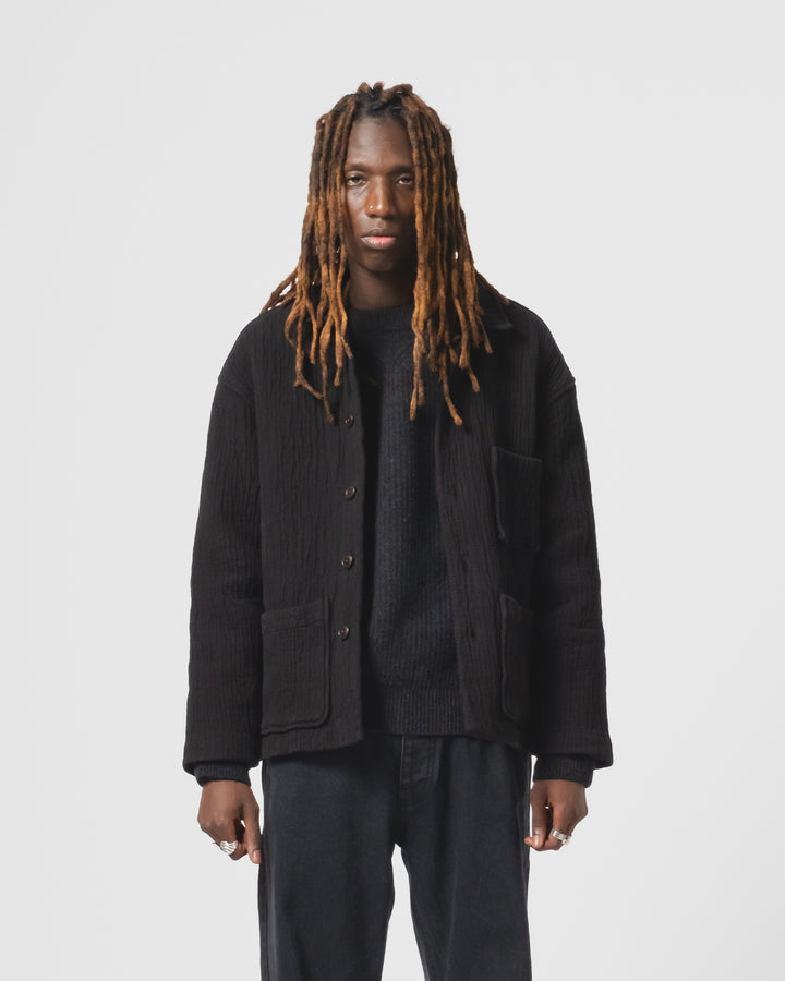 Cana Shirt Fjord Jacquard Black