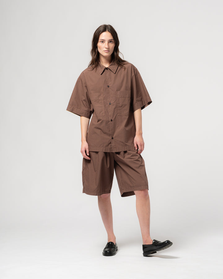 Okinawa Shirt Riviera Cotton Aztek Brown
