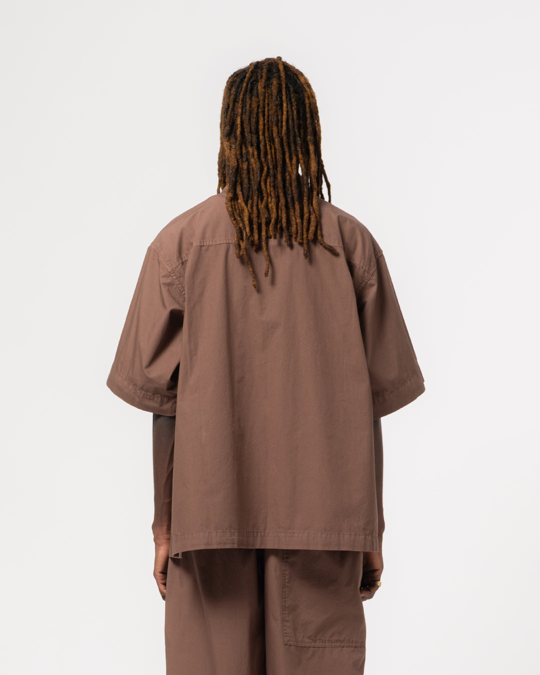 Okinawa Shirt Riviera Cotton Aztek Brown