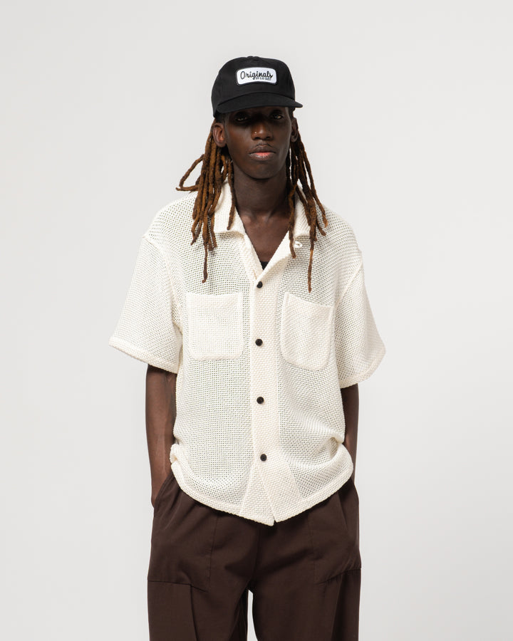 Breeze Shirt Trellis Cotton Ecru