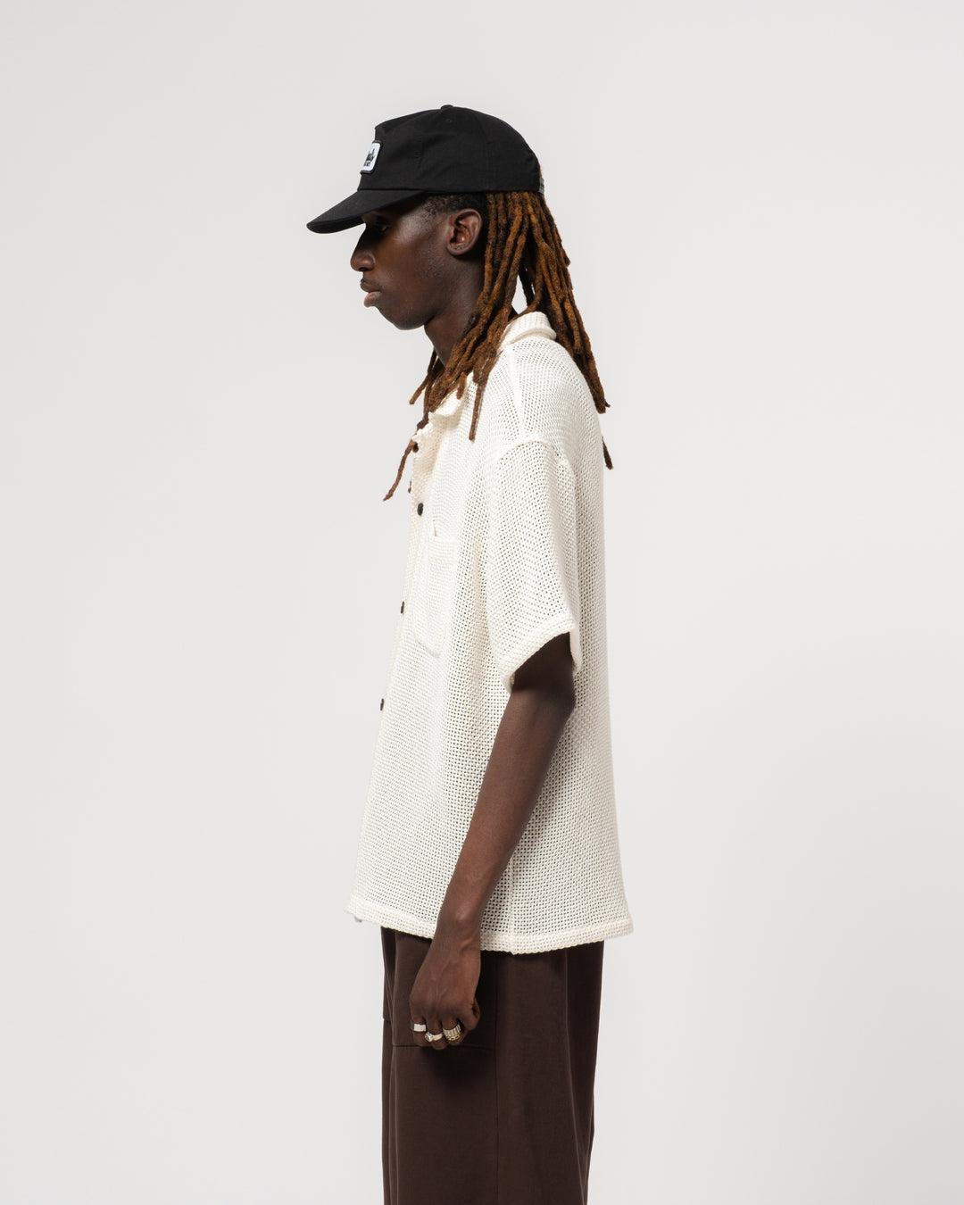 Breeze Shirt Trellis Cotton Ecru