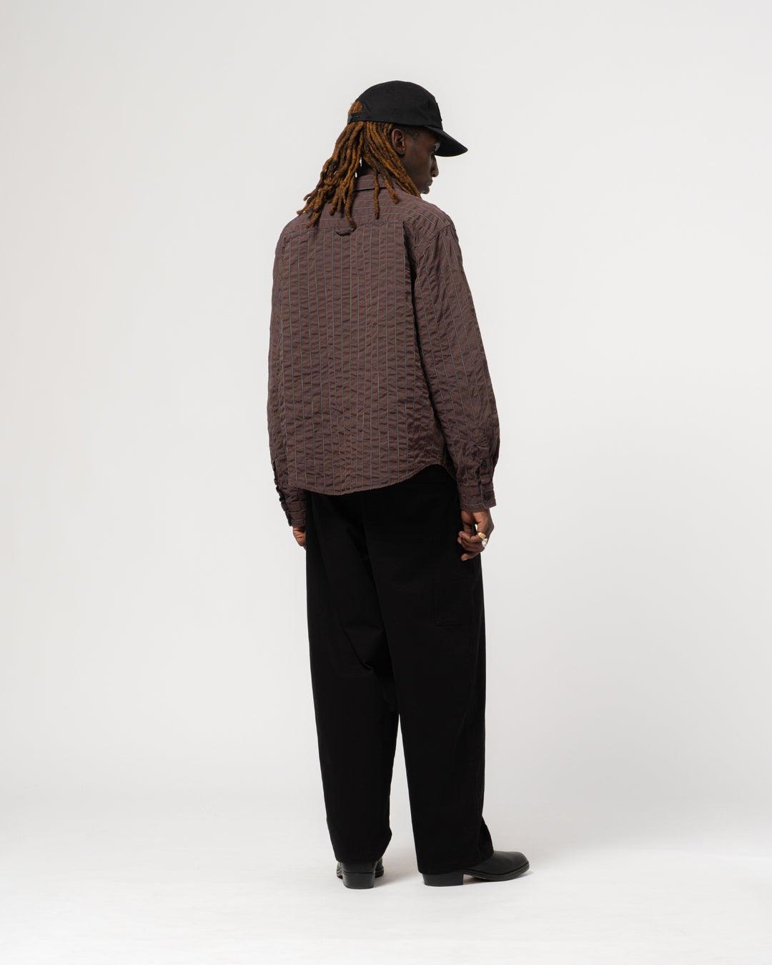 Combat Shirt Chester Seersucker Coffee